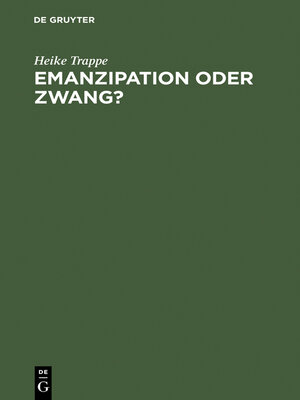 cover image of Emanzipation oder Zwang?
